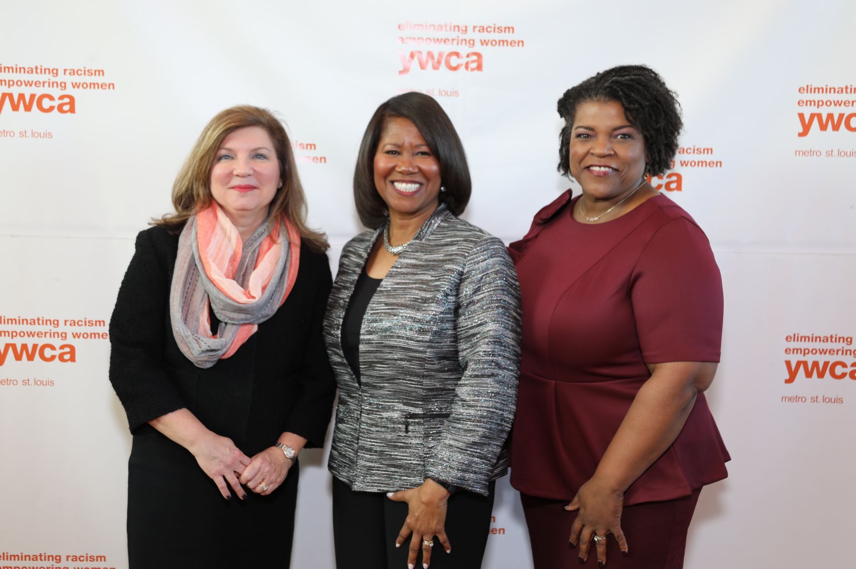 Barbara Bentrup, Adrian Bracy, CEO, Carol Daniels, Mistress of Ceremonies